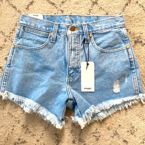 Wrangler Reworked Cutoff Denim Shorts
